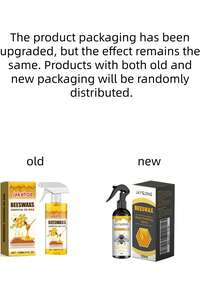 jakehoe Spray de Polimento de Cera de Abelha para Cuidados com Móveis de Madeira. Nosso Spray Premium de Polimento de Cera de Abelha é especialmente projetado para revitalizar e nutrir todos os seus móveis, pisos e decorações de madeira. Enriquecido com cera de abelha natural, ele condiciona profundamente a madeira, tranca a umidade para evitar rachaduras, empenamento e desbotamento. Adequado como presente de feriado (produto atualizado, distribuição aleatória de novos e antigos modelos). - Líquido - Visão 9