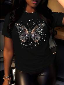 Women T-Shirts - Black - View 1