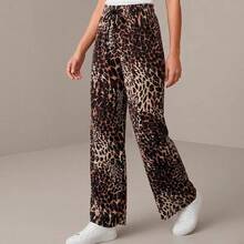 GDKA Wide Leg Comfort Trousers With Drawstring Adjustment - Multiple - View 6