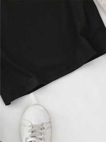 deyin Women T-Shirts - Black - View 4