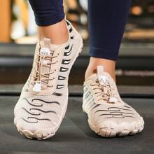 Giày lội nước ngoài trời nhẹ, thoáng khí dành cho nam, chống trượt, nhanh khô, thích hợp cho bơi lội và lướt sóng. - Màu be - Xem 11