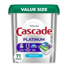 Cascade Platinum Dishwasher Pods, Dishwasher Detergent, Dish Detergent Soap, Fresh,Powerful Stain Removal.Dishwasher Pods | Cascade Platinum Dishwasher Pods | Dishwasher Detergent Pods | Fresh Scent Dishwasher Pods | Value Size Dishwasher Pods | Grease Fighting Dishwasher Pods | Dawn Dishwasher Detergent | Stain Removing Dishwasher Pods | Pre-Measured Dishwasher Tabs | Cascade Dishwasher Detergent | Food Residue Cleaner Pods | Deep Cleaning Dishwasher Pods | Household Dishwasher Supplies | Platinum Dishwasher Tablets | Cascade Platinum Fresh Scent Dishwasher Pods | Dawn Grease Fighting Stain Removing Dishwasher Detergent | Value Size  Dishwasher Cleaning Pods - Chất lỏng - Xem 12