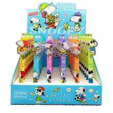 6 chiếc bút bi nhựa Snoopy phổ biến, đầu bút không rung, đường kính 0.5mm, hình ngôi sao, dành cho học sinh. - Nhiều màu - Xem 1