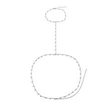 1pc Imitation Pearl Layered Body Chain, Halter Neck & Waist Integrated Design, Women's Fashion Jewelry Accessories, Beach Vacations, Bikini Styling, Summer Parties & Elegant Statement Outfits - Kiểu 2 Vàng - Xem 4