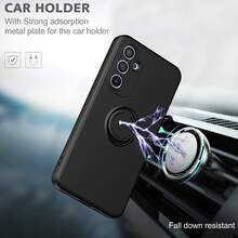 Tặng kèm dây đeo, ốp lưng điện thoại có giá đỡ và dây đeo cổ tay, tương thích với iPhone 17 PROMAX/16 PROMAX/15 PROMAX/14 PROMAX/13 PROMAX/12 PROMAX/11 PROMAX/XS MAX/7/8 PLUS, S26/2524321u. - màu đen - Xem 8