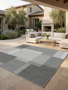 1PC Rug, Carpet, Area Rug, Door Mat, Nordic Modern Creative INS Style - Design Abstract Geometric Color Block Patchwork Pattern - Outdoor Carpet, Entrance, Balcony, Garden, Outdoor, Patio, Living Room, All Season Soft Machine Washable Rug Mat, Home Decor - Multicolor - View 5