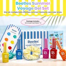 Beetles 6Colors Neon Gel Nail Polish Set, Summer Voyage Sunstripe Collection, Bright Neon Shades Soak Off UV LED Gel, Long-Lasting Salon & DIY Manicure For Holiday - Sơn móng tay gel mùa hè 6 màu - Xem 2