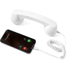 Retro Type-C Wired Headphones - Classic Landline Receiver Design With Microphone, Plug And Play HD Calling, Volume Control, Tangle-Free Cable, Suitable For Smartphones, Tablets, Home & Office, Unisex Gift - View 16