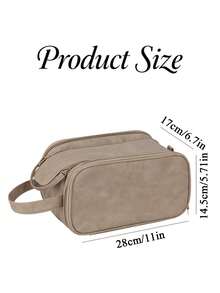 Camel Waterproof PU Leather Multifunctional Makeup Bag Double-Layer Large Capacity Portable Travel Cosmetic Bag Toiletries Storage Bag With Handle For Woman Dividers PU Makeup Bag Brush Storage Bag Men Business Wash Bag School Supplies Travel Essentials Make Up Bag Holiday Essentials Makeup Bags Makeup Pouch Makeup Organizer Holiday Winter 2024 Make Up Organizer Makeup Storage Back To School Supplies,Summer, Beach Bag, Beach, Purse, Purses, Purses And Bags Women, Cruise Essentials, Mothers Day Gifts Women, Gold Purse, Travel Essentials, Beach Accessories For Women, Vacation Essentials, Llaveros Para Mujer, Bag, Mochilas, Tote, Wallet, Mothers Day Gift, Teacher Appreciation Gifts, Octobuddy [US-Based Shipping] - Lạc đà - Xem 10