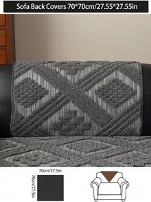 1 vỏ đệm sofa dùng được cả bốn mùa, kiểu dáng hiện đại tối giản, chống trượt, chống bụi và có thể giặt được, mềm mại và không phai màu, thân thiện với thú cưng, phù hợp với phòng ngủ, văn phòng, phòng khách, sofa hình chữ L và sofa 1/2/3/4 chỗ ngồi. - Màu xám đen - Xem 17