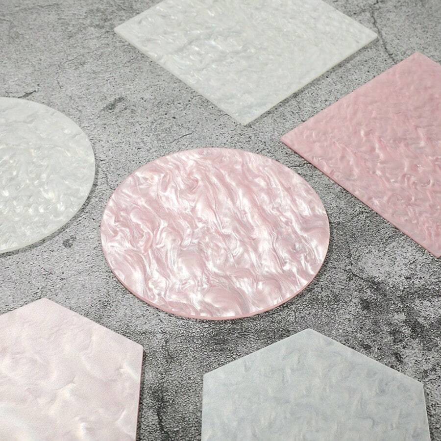 1个亚克力波浪美甲展示板,3D波浪纹理摄影背景道具,适用于美甲贴纸、珠宝和小饰品,反光背景,适合美甲、珠宝和小饰品摄影,可爱摄影背景道具,反光亚克力展示托盘,适用于美甲贴纸、吊坠和小饰品 - 多款 - 查看 1