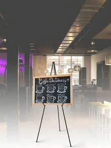 63-Inch Iron Art Folding Easel & Display Stand - Welcome Sign Holder, Wedding Frame, Kt Board, And Floor-Standing Advertising Rack. Ideal For Displaying Wedding Signage And Posters. Includes A Carrying Bag; Supports Up To 5 Lbs. This Collapsible, Portable Floor Easel Is Perfect For Showcasing Wedding Banners And Posters, And Can Also Be Utilized As A Tabletop Easel. Features A Sturdy Metal Tripod Design. A Great Choice For Party Favors, Room Decor, Bridal Gifts, Birthdays, Graduations, Party Decorations, Bachelor/Bachelorette Parties, Weddings, Outdoor Decor, Summer Beach Events, Back-To-School Season, And Art Supplies. - 查看 5
