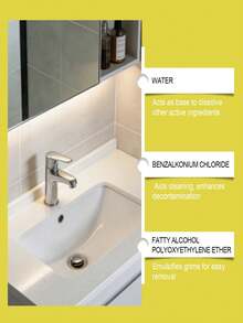 Jaysuing Household Cleaning Agent, Bathroom Tile Cleaner For Daily Maintenance And Removing Stains And Limescale - 液體 - 查看 6