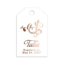 50pcs Personalized Gold Foil Baptism Labels, Customizable With Name And Date, Multiple Sizes Available, Suitable For Boys And Girls, Gift Packaging Labels - Multicolor 4 - View 12