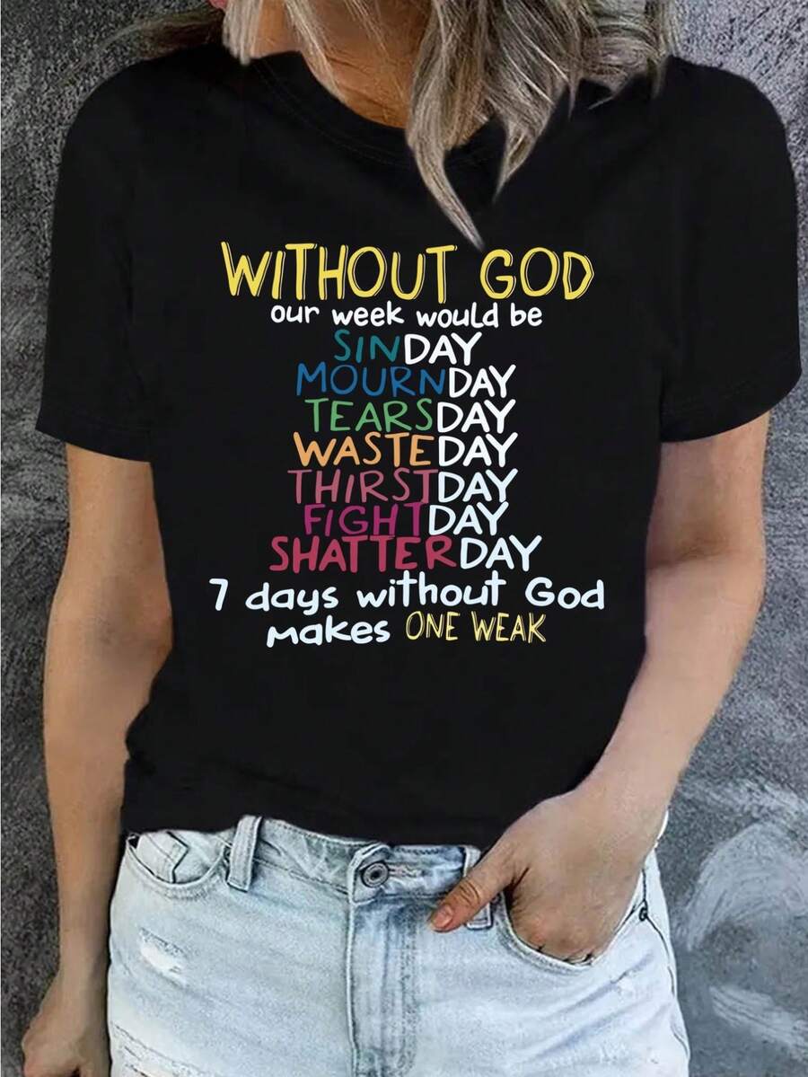 Women T-Shirts - Black - View 1