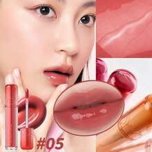 Rom&Nd 1入 3.5g Juicy Lip Tint 05 紅棗色，暖紅調增添活力，平滑均勻顯色唇釉，適合晚餐與節日聚會，打造豐潤水光唇妝的唇部化妝品 - 這果汁唇釉 05 紅棗 - 查看 7
