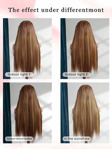 30 Inch Honey Blonde Piano Color Elegant Wig For Women, Boho Braided Top Style, 13x6 Lace Front, Suitable For Daily Use, Family Gathering Gift, Glueless Transparent Hairline - Piano Color - View 10