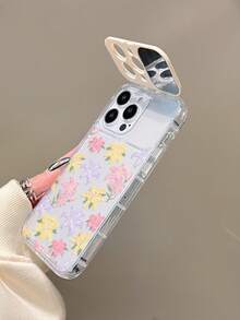 Ốp điện thoại hình hoa ly có gương soi, tương thích với iPhone 11, 12, 13, 14, 12 Pro Max, 13 Pro Max, 14 Pro Max, 15, 15 Pro, 15 Pro Max, 16, 16 Pro, 16 Pro Max, 17, 17 Pro, 17 Pro Max - Nhiều màu - Xem 4