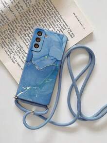 Capa de Telefone Protetora Pintada em Mármore Azul com Borda Perfurada de Precisão e Cordão, Compatível com iPhone 17pro/17Air /17/17promax16/11/16pro/16plus/16promax/16e/15Promax/13/14/12/XS/XR/7G/8P, Galaxy S26/S26plus/S26 Ultra/ S25/S25PLUS/S25 Ultra/A16/A36/A26/A56/A50/A12/A32/A52/A72/A51/A21S/A13/A14/S24/S24PLUS/S24Ultra,S22/A52/A53/A54/A55S23 - Multicolorido - Visão 1