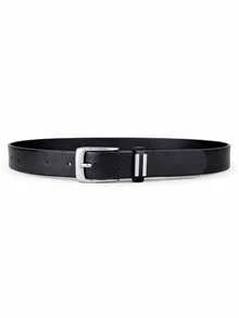 1 chiếc thắt lưng nữ màu đen đa năng, phù hợp với áo phông, váy, áo khoác, áo gió, thích hợp cho mùa hè, đi học, thu, Halloween. - màu đen - Xem 2