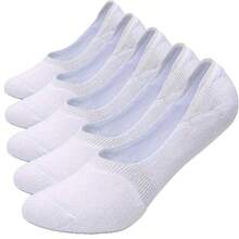 1/5/ Pairs Men's Big Size Available Low Cut No Show Socks, Breathable Invisible Loafer Socks , Non-Slip Low Cut Ankle Boat Socks With Anti-Slip Gel At Heel, Suitable For Sports Or Daily Use - Multicolor - View 10