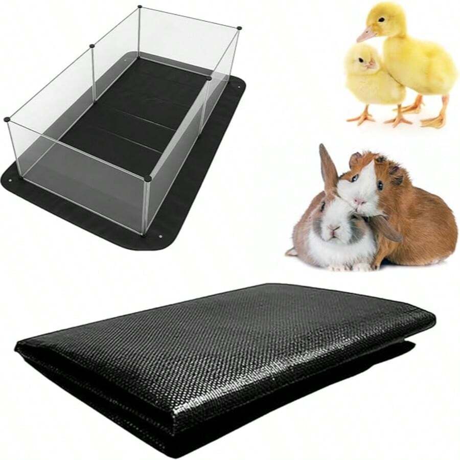 1pc Waterproof Pet Fence Mat - Rabbit Cage Anti-Moisture Pad, Guinea Pig Cage Lining Mat Washable And Reusable, Suitable For Rabbits, Guinea Pigs, Ferrets, Chicks, Ducklings And Other Small Animal Habitats