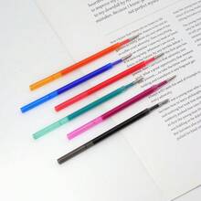 100 piezas por set de bolígrafos borrables de alta calidad de 6 colores, mango resistente al agua de 0.5mm, pegamento borrable mágico, muy adecuado para bocetos, diseños, manualidades de scrapbooking, regalos de maestros, papelería de oficina escolar, súper asequible, set familiar - multicolor - Ver 7