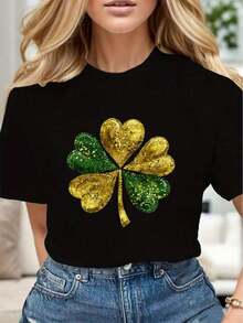 Women T-Shirts - Black - View 1
