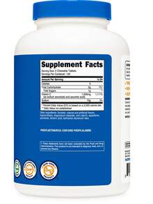 Nutricost Vitamin C Chewable (1,000mg) 240 Tablets - Vegan, GMO-Free, 120 Servings - 240個裝 - 查看 5