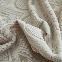 Removable Full Coverage Sofa Slipcover, Elastic Bottom Protector, Machine Washable, Fits 1/2/3/4 Seater Sofa, Pet Furniture Protector, Polyester Jacquard Fabric - Light Gray - View 9