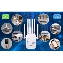✨[FYP]VIRAL WiFi Extender Signal Booster|Easy To Set Up,2026 Best 1200Mbps WiFi Booster Dual Band 5GHz/2.4GHz,Up To 9800 Sq.Ft  60 Devices,Stable Internet Performance,1-Tap Setup|Must-Haves To Stock Up On|School Dormitories,Offices|Cool Summer Day✨ - View 5