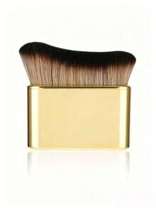 Cọ tán phấn bronzer toàn thân - Cọ trang điểm cơ thể và chân cầm tay (Vàng) Cọ nền Cọ che khuyết điểm Cọ má hồng Cọ tạo khối Cọ má hồng Cọ bronzer Cọ phấn phủ Cọ nền Cọ má hồng - Vàng - Xem 7