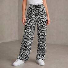 GDKA Wide Leg Comfort Trousers With Drawstring Adjustment - Multiple - View 2