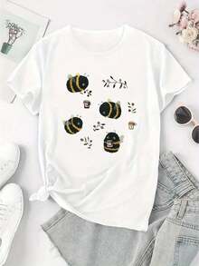 deyin Women T-Shirts - White - View 2