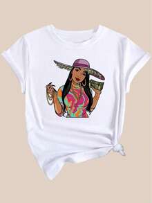 deyin Women T-Shirts - White - View 2
