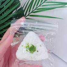 Best-Selling Sesame Triangle Rice Ball Squishy Toy, Stress Relief Slow Rebound Soft Silicone Realistic Rice Ball Toy - Multicolor - View 10