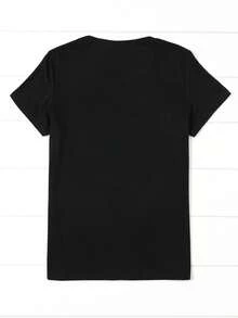 Women T-Shirts - Black - View 2