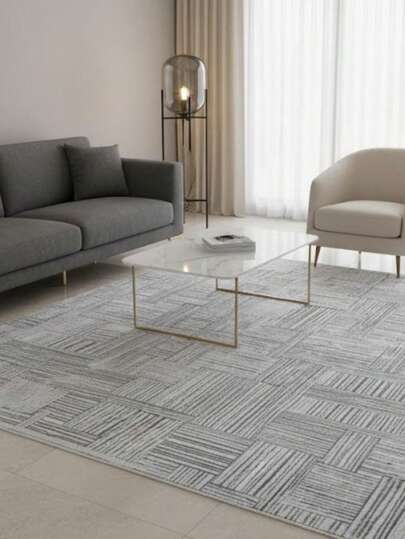 Classi Bamboo Satin Silky Floss Non-Slip Washable Rug