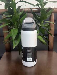New O-WALA Outdoor Straight Stainless Steel Cup, Floral Pattern, Multi-Color Options, Minimalist Stylish Efficient Press Design - Multicolor 32oz - View 15