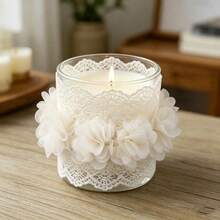 1pc Flower Decor DIY Webbing - Beige - View 5