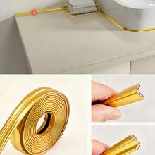 1 pieza 300x2cm Líneas decorativas autoadhesivas de PVC, tira de sellado autoadhesiva, tira decorativa de pared autoadhesiva de PVC, pegatina de borde de costura de pared, tira de cobertura de costura de puerta y ventana, tira de borde de papel tapiz decorativo autoadhesivo anti-colisión - C - Ver 3