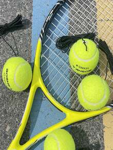Bộ 1/2/3/4 dây thun tập luyện tennis, dụng cụ thể dục thể thao cho một người. - màu xanh lá - Xem 6