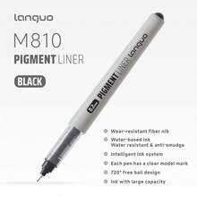 4支黑色0.2mm/0.3mm/0.4mm/0.5mm细头马克笔，适用于钥匙标记、绘画、思维导图、图表、子弹笔记、服装DIY、设计制图和注释。 - 彩色 - 查看 8