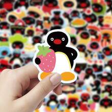 Pingu 100 pegatinas con dibujos de pingüinos hechos a mano para cajas de almuerzo, tazas, equipaje y artículos decorativos - Multicolor - Ver 4