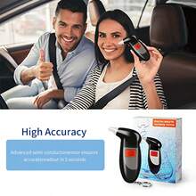 Alcohol Breathalyzer, Alcohol Tester (Shipped Without Battery) - Black - View 11