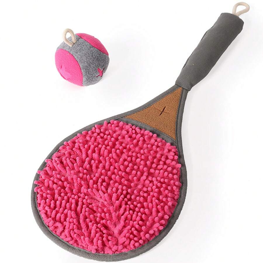 1. Pet Dog Bowling Toy Interactive Training Puzzle Treat Dispensing Chew Toy For Boredom Relief Teeth Cleaning Indoor Outdoor Play 2.Dog Bowling Game Toy Interactive Training Puzzle Treat Holder Chew Resistant Durable Pet Toy For Mental Stimulation - Màu mận xám - Xem 1