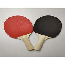 1 Set Portable Table Tennis Set, Wooden Paddles With Retractable Net And Durable Ping Pong Balls, Easy Installation Without Extra Tools, Sturdy And Durable, Convenient For Storage And Carrying, Suitable For Indoor Home Entertainment, Outdoor Leisure Sports Training Equipment - Black - View 3