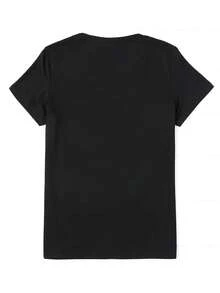 Women T-Shirts - Black - View 2