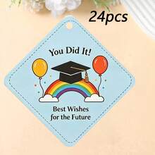 Customized Wedding Gift Tags, Graduation Season, Party Gift Tags, Customized Mother's Day Tags, Christmas, Halloween Event Gift And Decoration Tags, Personalized Thank You Cards, Customized Party Decorations, Guest Gift Labels - Graduation Season Hang Tag - View 62