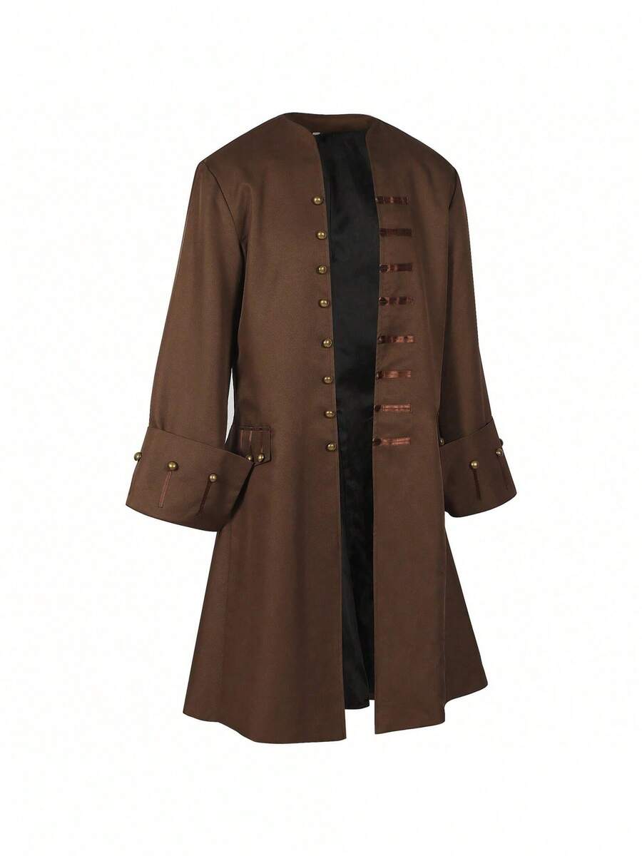 Men Cosplay Clothing - Brown - View 1